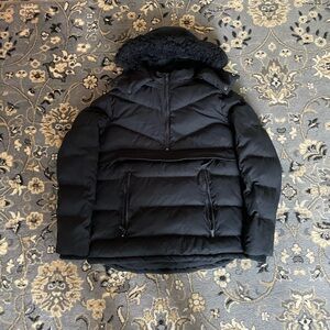 Black Pullover Winter Puffer